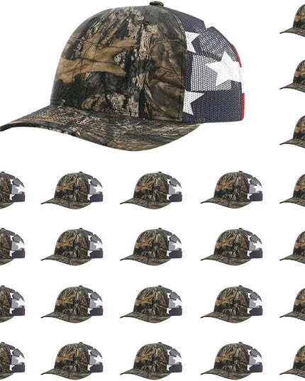 Richardson 112 Classic Six-Panel Adjustable Snapback Trucker Cap | Bulk Packs Available