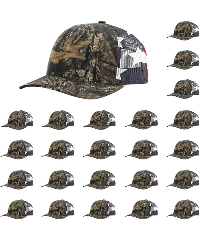 Richardson 112 Classic Six-Panel Adjustable Snapback Trucker Cap | Bulk Packs Available