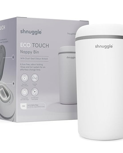 Shnuggle Better Bag Diaper Pail Liners - 30 Count (2 Packs of 15) - Plant-Based Refill Bags - Compatible with Shnuggle Eco-Touch Pail