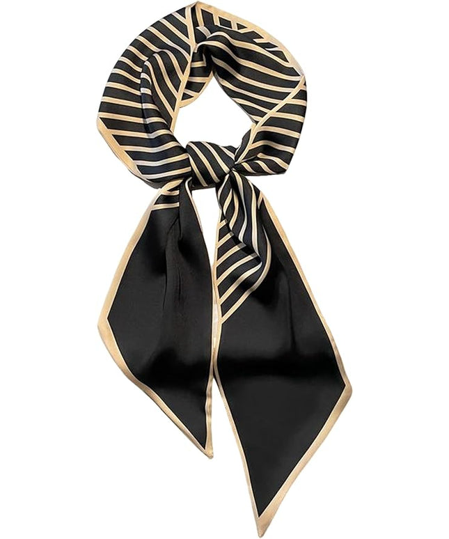 Dailyacc Hair Scarf for Women Fashion Silky Satin Headscarf Wrap Breathable Lightweight Neck Scarves For Handbag