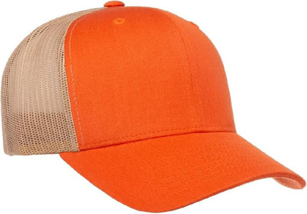 Yupoong Classic Premium Mesh 6 Panel Retro Trucker Cap | Mid Profile Snapback | OSFA | Bulk Pack Available