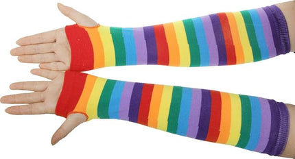 Bienvenu Punk Gothic Rock Long Arm Warmer Fingerless Gloves