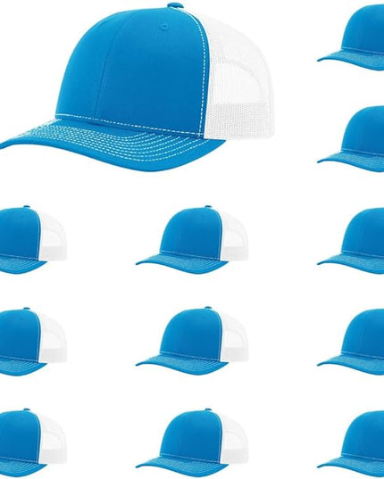 Richardson 112 Classic Six-Panel Adjustable Snapback Trucker Cap | Bulk Packs Available