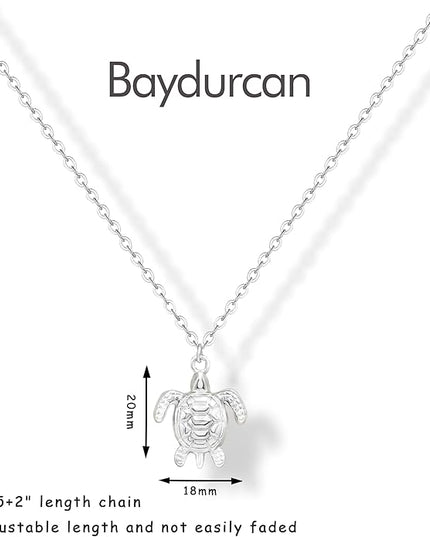 Baydurcan Pendant Necklace for Women Evil Eye Ankh Bow Necklace for Friends Sister Birthday Just Because Christmas Gifts