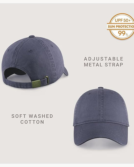 CHOK.LIDS Everyday Premium Dad Hat Unisex Cotton Baseball Cap for Men and Women Adjustable Lightweight Polo Style Curved Brim