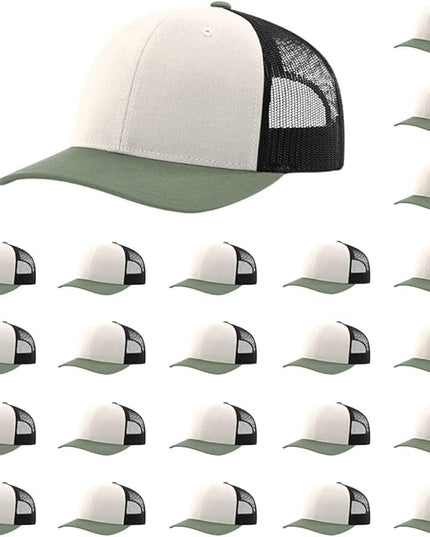 Richardson 112 Classic Six-Panel Adjustable Snapback Trucker Cap | Bulk Packs Available