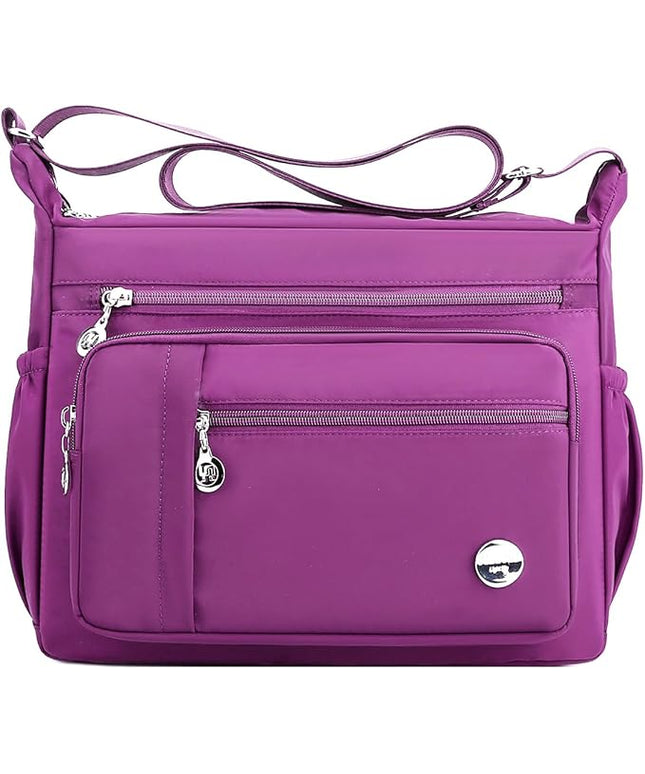 MINTEGRA Women Shoulder Handbag Roomy Multiple Pockets Bag Ladies Crossbody Purse Fashion Tote Top Handle Satchel
