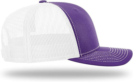 Richardson 112 Trucker Hat - Premium Adjustable Snapback Hat - Structured Six Panel Richardson Blank Caps