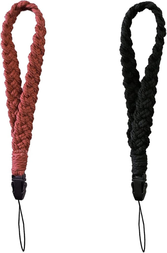 2 PCS Universal Cell Phone Wrist Strap, Handmade Phone Case Wrist Lanyard, Phone Charms Strap for Women Girls(3)