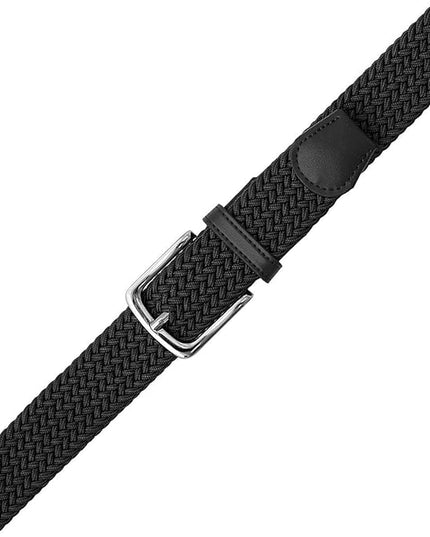 Falari Men Women Multicolored Elastic Stretch Braided Belt Canvas Fabric Woven No Holes Belt
