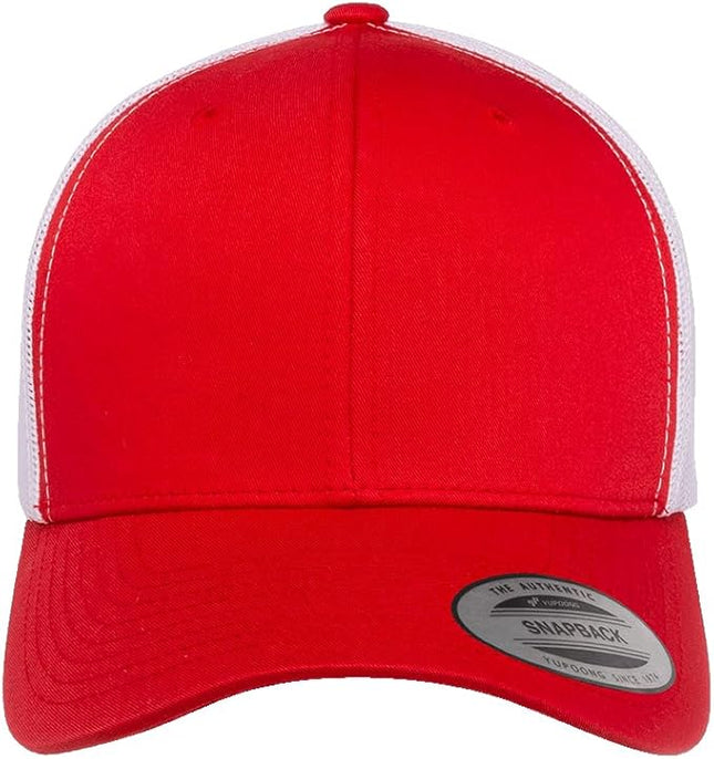 Yupoong Classic Premium Mesh 6 Panel Retro Trucker Cap | Mid Profile Snapback | OSFA | Bulk Pack Available