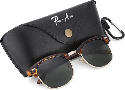 Pro Acme Semi-Rimless Polarized Sunglasses UV 400 Protection for Women Men