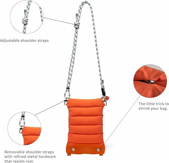 ACUARIO Crossbody Bag for Women, Tote Bag Purse for Work, Travel, Gym – Small Shoulder Bag, Stylish Women’s Tote Handbag