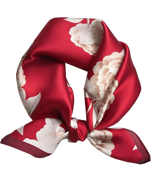 Neck Scarf For Womens Silky Head Scarves Hair Bandanas Square Scarf Fashion Accessories lightweight