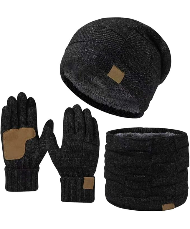 Beanie for Men and Women, Cuffed Knitted Fleece Lined Soft Warm Running Cycling Ski Hats Stocking Beanies Skull Cap