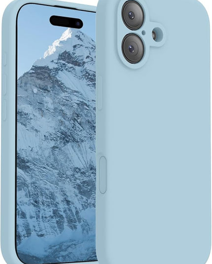 FireNova Magnetic for iPhone 17 Case, Compatible with MagSafe, [Integrated Silicone Camera Control Button] [Camera Protection] Anti-Scratch Microfiber Lining Phone Case, 6.3", Sky Blue