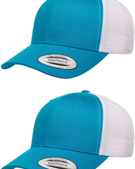 Yupoong Classic Premium Mesh 6 Panel Retro Trucker Cap | Mid Profile Snapback | OSFA | Bulk Pack Available