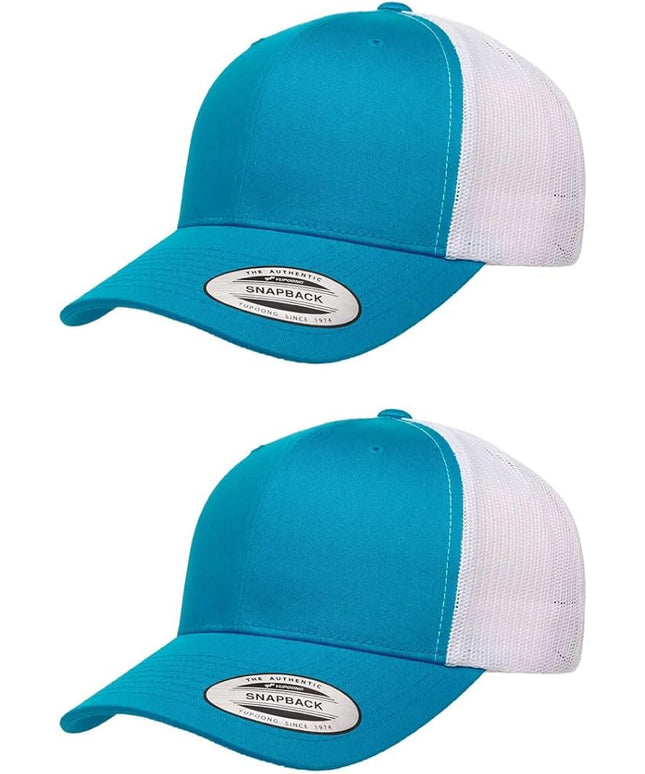 Yupoong Classic Premium Mesh 6 Panel Retro Trucker Cap | Mid Profile Snapback | OSFA | Bulk Pack Available