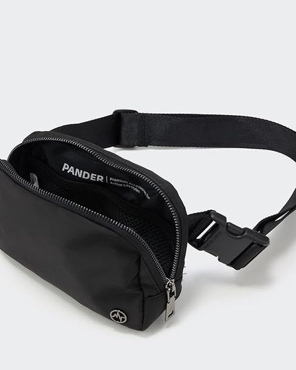 Pander Cross Body Fanny Pack for Women, Fashion Waist Packs, Crossbody Bags, Belt Bag with Adjustable Strap (Black)