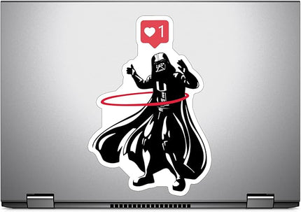 (3PCS) Dark Helmet Hula Hoop Like v2 Sticker for Phone Tablet Laptop Car Truck Window | 2" Sticker