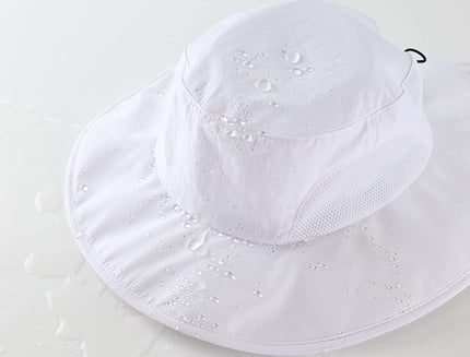 Home Prefer UPF50+ Mens Sun Hat Wide Brim Fishing Hat for Men UV Protection Womens Beach Bucket Hat for Golf Hiking Gardening