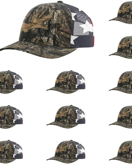 Richardson 112 Classic Six-Panel Adjustable Snapback Trucker Cap | Bulk Packs Available