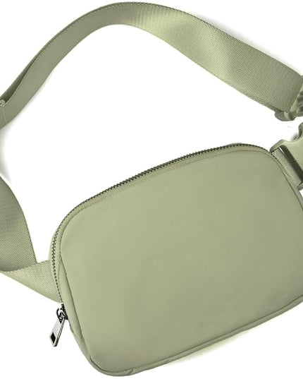 Belt Bag for Women Fanny Pack Crossbody Bags for Women Fashion Waist Packs with Adjustable Strap Gifts for Teenage Girls Women Men (khaki Green)