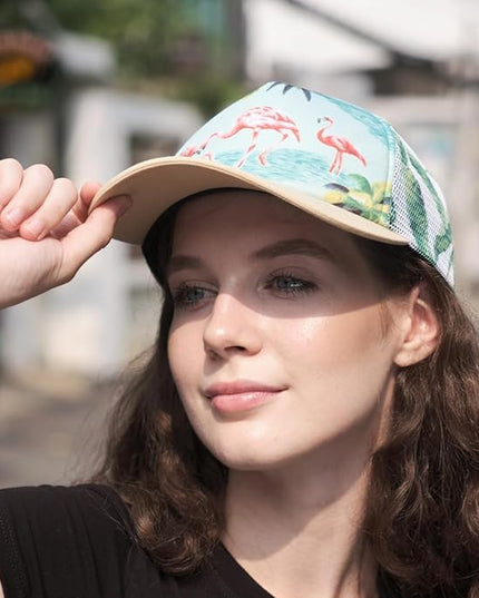 Grace Folly Foam Trucker Hat Snapback Mesh Baseball Cap for Men or Women