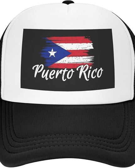 Cute Flag Baseball Cap for Men Women Mesh Trucker Hat Adjustable Patriotic Snapback Baseball Hat for Sports Running