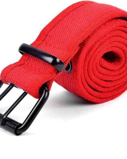 Boxed Gifts Parquet Casual Canvas Belt - Double Hole, Double Grommets for Men & Women