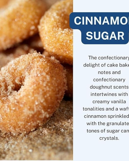 C&E Craft Co Hanging Car Air Freshener Diffuser 2 Pack, Long Lasting Fragrance Oil Car Freshener, Glass Bottle Auto Air Freshener, Made in USA (Cinnamon Sugar + Sugar Cookie)