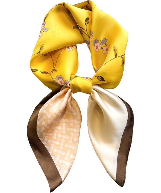 Neck Scarf For Womens Silky Head Scarves Hair Bandanas Square Scarf Fashion Accessories lightweight