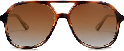 SOJOS Retro Polarized Aviator Sunglasses Womens Mens Classic 70s 80s Vintage Trendy Square Aviators SJ2174