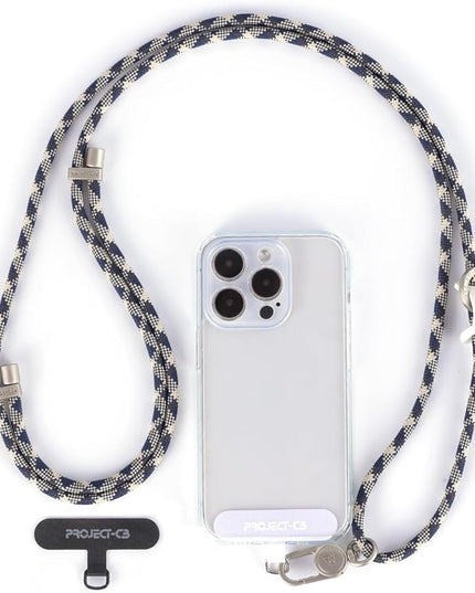 project-cb Cell Phone Lanyard 1,Phone Tether Tab 2,Phone Crossbody Strap,Lanyards for Around the Neck,Adjustable Phone Strap(Titanblue-S)