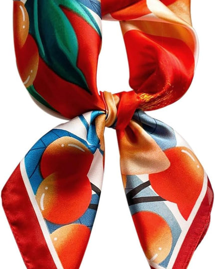 Dailyacc Hair Bandanas Scarf For Women Lightweight Fashion Neck Silk Satin Head Scarves For Sleeping Handbags Scarf