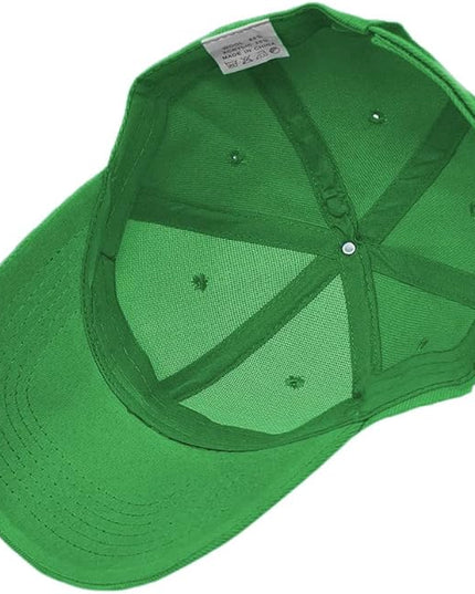 Glory Max Plain Baseball Cap Hook & Loop Strap Adjustable Solid Blank Curved Visor Hat