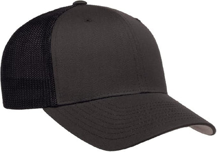 Flexfit 6511 Fitted Mid-Profile Stretchable Mesh Panels Trucker Cap | Bulk Pack Available