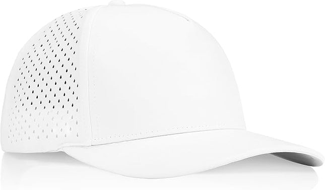 Billest Gilbert Performance 5‑Panel Snapback Hat – Adjustable Flat‑Bill Cap for Men & Women | Breathable and Lightweight