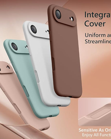 FireNova Magnetic for iPhone Air Case, Compatible with MagSafe, [Integrated Silicone Camera Control Button] [Camera Protection] Microfiber Lining Phone Case for iPhone 17 Air, 6.5", Pinksand