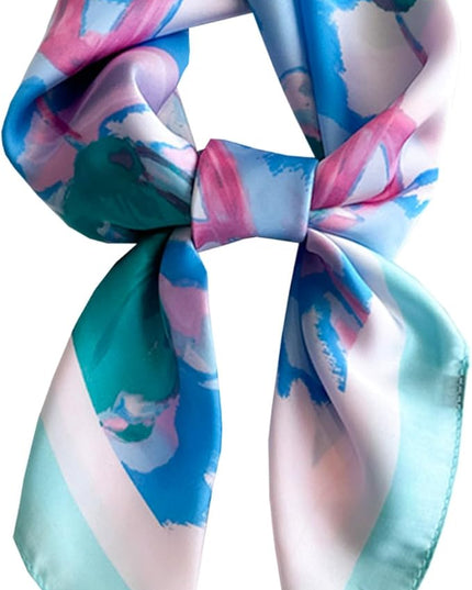 Satin Bandana Headscarf for Women Silky Hair Scarves for Fashion Lightweight