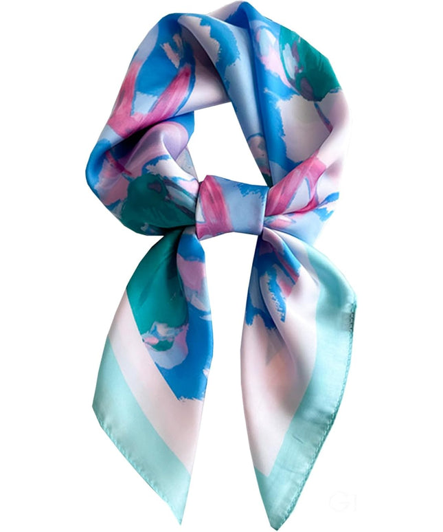 Satin Bandana Headscarf for Women Silky Hair Scarves for Fashion Lightweight