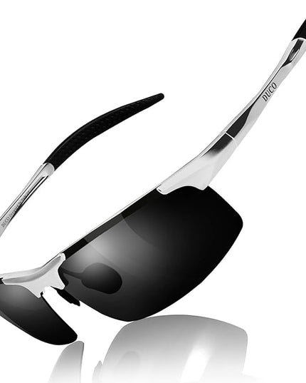 DUCO Mens Sports Polarized Sunglasses UV Protection Sunglasses for Men 8177s
