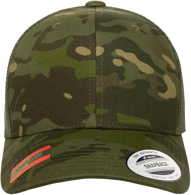 Yupoong Classic Premium Mesh 6 Panel Retro Trucker Cap | Mid Profile Snapback | OSFA | Bulk Pack Available