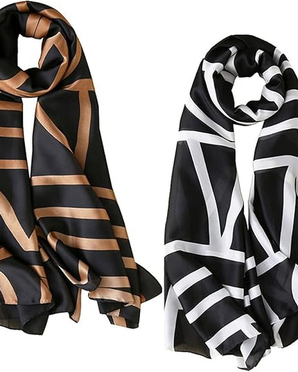 Silk Scarf Mulberry Silk Fashion Scarves Long Lightweight Shawl Wrap …