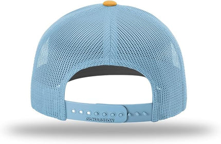 Richardson 112 Trucker Hat - Premium Adjustable Snapback Hat - Structured Six Panel Richardson Blank Caps