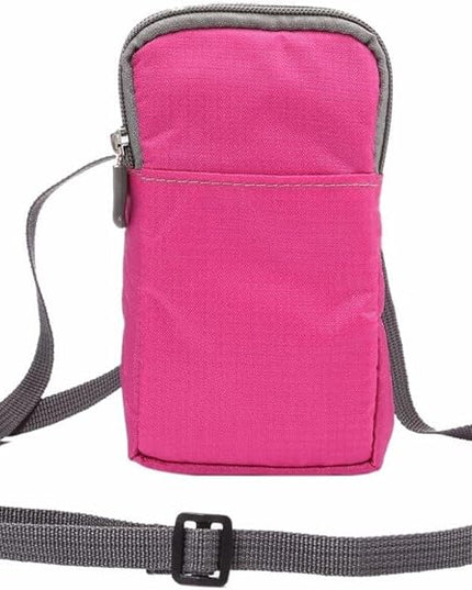 Universal Crossbody Cell Phone Purse Waist Pack Bag For Outdoor Sports Moblie Phone Carrying Cases Shoulder Belt Bag Pouch for iPhone 7 6/6S Plus Samsung Galaxy Phones Under 6.0'' From WaitingU