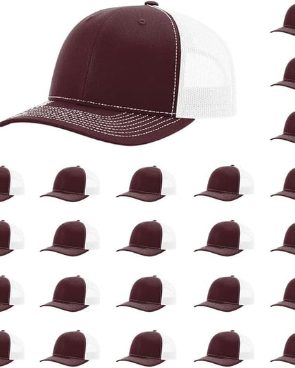 Richardson 112 Classic Six-Panel Adjustable Snapback Trucker Cap | Bulk Packs Available