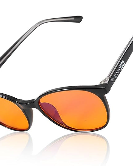 100% Blue Light Blocking Glasses - Women + Men - Better Sleep - Anti Eye Strain Protection - Computer Screens Gaming