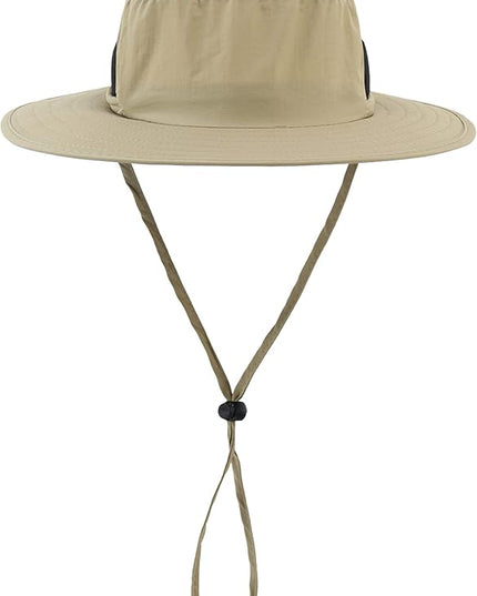 LLmoway Kids Sun Protection Hat Quick Dry Adjustable Wide Brim Mesh Bucket Hat