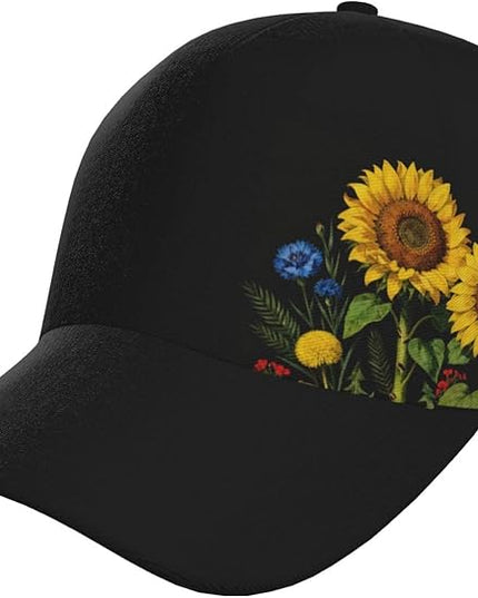 St. Patrick's Day Baseball Cap for Men Women Flower Print Sport Outdoor Travel Trucker Hat Sun Protection Dad Hats